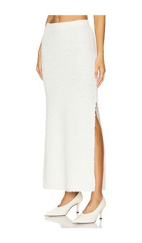 Evan Maxi Knit Skirt in White. - size L (also in M, S, XL, XS) - LPA - Modalova