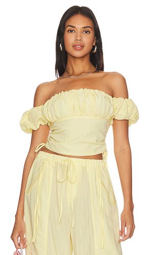 Nita Off Shoulder Top in Yellow. - size XL (also in XS) - LPA - Modalova