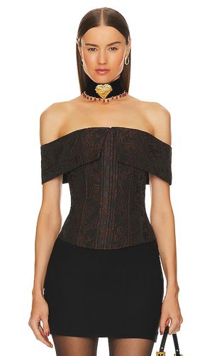 Amara corset top en color talla L en & - Brown. Talla L (también en M, XS, XXS) - LPA - Modalova