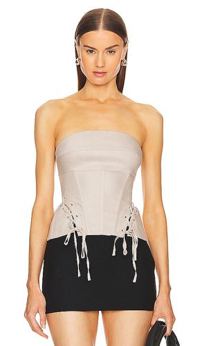 Pietra corset top en color taupe talla M en - Taupe. Talla M (también en XXS) - LPA - Modalova
