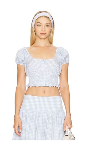 Brigette top in color baby blue size S (also in M, L, XL) - LPA - Modalova
