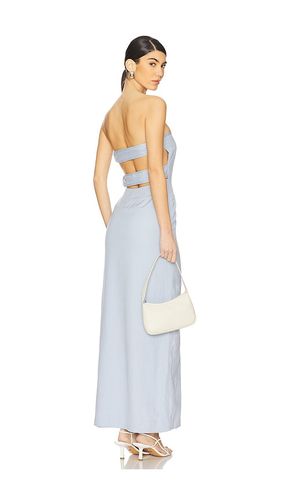 Romy Strapless Panel Back Dress in Baby Blue. - size L (also in M, S, XL) - La Porte - Modalova
