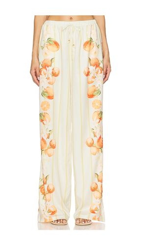 Esme Drawstring Pant in Yellow. - size L (also in M, S, XS) - La Porte - Modalova