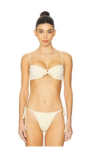 Fonda Underwire Bikini Top in Yellow. - size L (also in M, S, XL, XS) - La Porte - Modalova