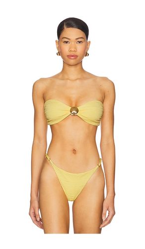 Shelley Bandeau Bikini Top in Yellow. - size L (also in M, S, XL, XS) - La Porte - Modalova