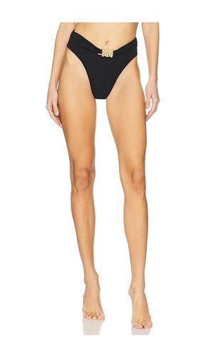 Kate Pinch Hardware Bikini Bottom in Black. - size S (also in XS) - La Porte - Modalova