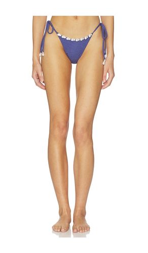 Luxe Aurora Bikini Bottom in Navy. - size L (also in M, S, XS) - La Porte - Modalova