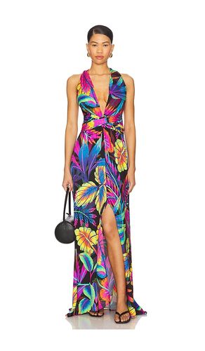 Neon Nights Maxi Dress in Fuchsia,Blue. - size L (also in M, S) - Luli Fama - Modalova