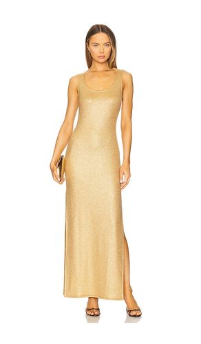 X REVOLVE Tank Dress in Metallic , yellow. - size L (also in M, S, XS) - Luli Fama - Modalova