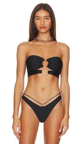 Double Loop Bandeau Bikini Top in . - size M (also in S, XL, XS) - Luli Fama - Modalova