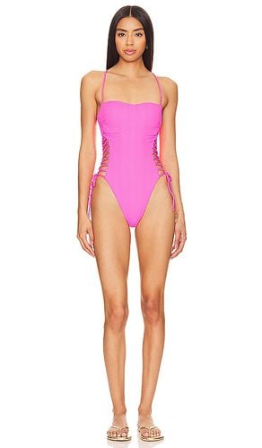 Wavy Baby One Piece in Pink. - size M (also in L, S, XL) - Luli Fama - Modalova