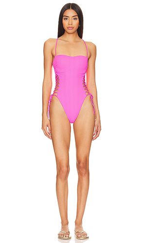 Wavy Baby One Piece in Pink. - size M (also in L, XL) - Luli Fama - Modalova