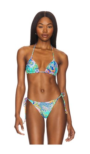 Triangle Top in Teal. - size L (also in S, XS) - Luli Fama - Modalova