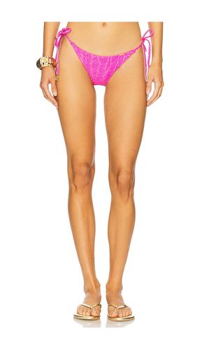 Seamless Ruched Back Brazilian Tie Side Bottom in . - size L (also in M) - Luli Fama - Modalova
