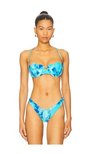 Scalloped Balconette Bikini Top in Blue. - size M (also in S, XS) - Luli Fama - Modalova
