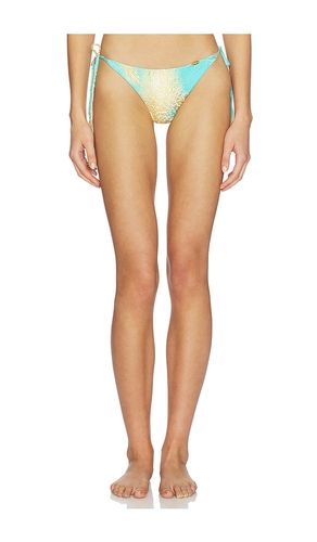 Seamless Wavy Ruched Back Bottoms in Blue. - size L (also in M, S) - Luli Fama - Modalova