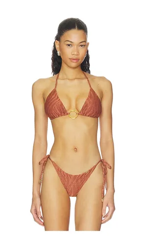 Muse Glow Ring Seamless Triangle Top in . - size L (also in M) - Luli Fama - Modalova