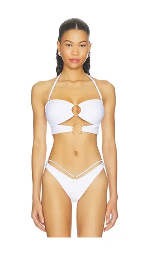 X REVOLVE Double Loop Bandeau Crop Top in . - size L (also in M, S, XS) - Luli Fama - Modalova