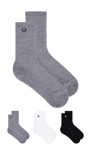 Daily Essential Socks 3 Pair in & . Taglia L. Also in M, S, XL/1X - lululemon - Modalova