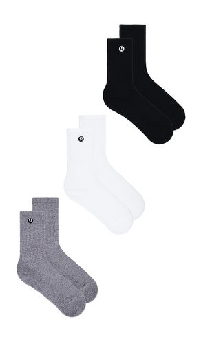 Daily Essential Socks 3 Pair in & . Taglia S. Also in L, M, XL/1X - lululemon - Modalova