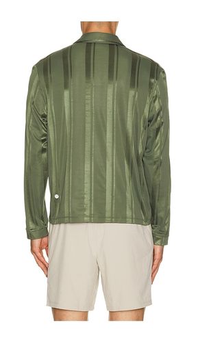 Knit Stripe Rugby Shirt in Green. - size S (also in M, L, XL/1X) - lululemon - Modalova