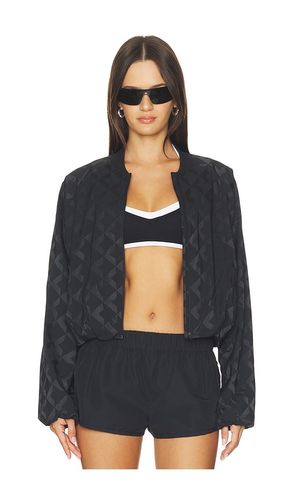 Monogram Satin Track Jacket in . - size L (also in M, S, XL, XS, XXS) - lululemon - Modalova