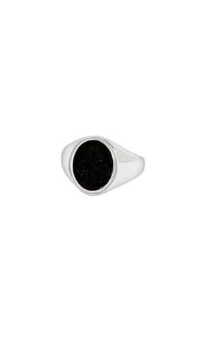 Black Onyx Ring in . Taglia 9. Also in 10, 11 - LOUPN - Modalova
