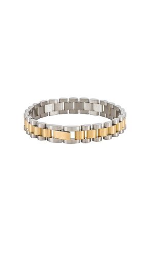 The Two-Toned Timepiece Bracelet in - Luv AJ - Modalova