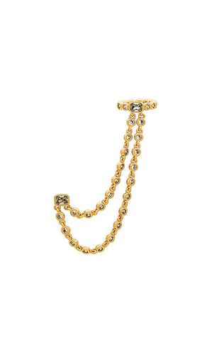 Conjunto de ear cuffs con cadena the chloe en color oro metálico talla all en - Metallic Gold. Talla all - Luv AJ - Modalova