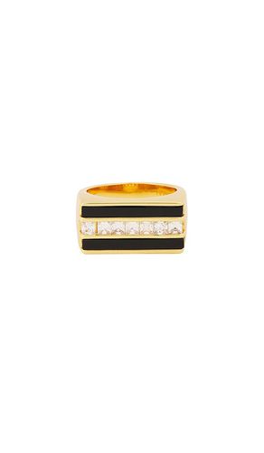 Panini Ring in Metallic Gold. - size 6 (also in 7) - Luv AJ - Modalova