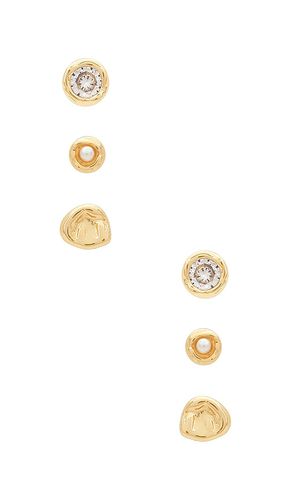 Conjunto con adornos eclectic en color oro metálico talla all en - Metallic Gold. Talla all - Luv AJ - Modalova