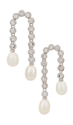 Pavimentar perlas u tachuelas en color metálico talla all en - Metallic Silver. Talla all - Luv AJ - Modalova