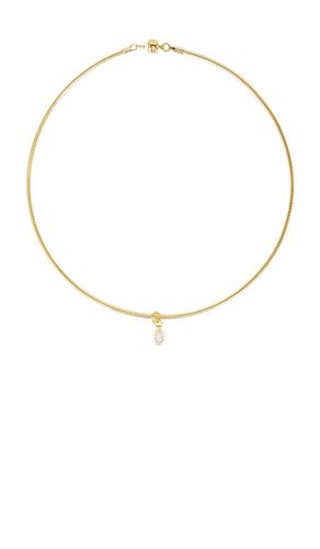 Pear Charm Snake Chain Necklace in - Luv AJ - Modalova