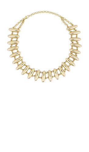 Milan bead stud necklace in color metallic size all - Luv AJ - Modalova