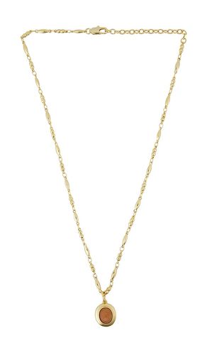 Sunset Stone Locket Necklace in - Luv AJ - Modalova