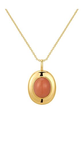 Sunset Stone Locket Necklace in - Luv AJ - Modalova