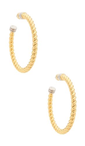 The Xl Sierra Rope Hoops Eaarring in - Luv AJ - Modalova