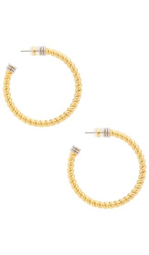 The Xl Sierra Rope Hoops Eaarring in - Luv AJ - Modalova