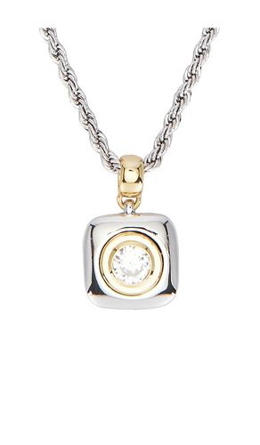 The Luna Bezel Pendant Necklace in - Luv AJ - Modalova
