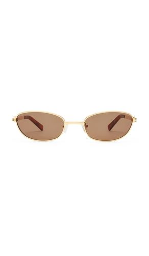 The Brooklyn Sunglasses in Metallic - Luv Lou - Modalova