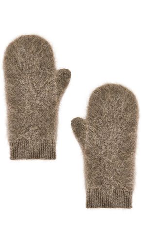 Lisa Yang Brushed Mittens in Beige - Lisa Yang - Modalova
