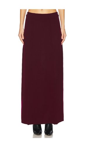 Ameline Skirt in Burgundy in Burgundy. - size 0 (also in 1, 2) - Lisa Yang - Modalova