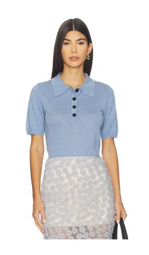 Darcy Polo Top in Baby Blue. - size L (also in M, S, XS) - Maude Club - Modalova