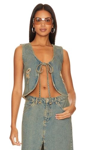 Chani Top in Denim-Light. - size L (also in XS) - Miaou - Modalova