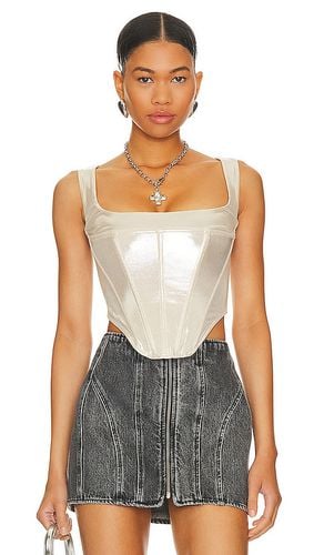 Campbell Corset in Silver. - size L (also in M, XS) - Miaou - Modalova