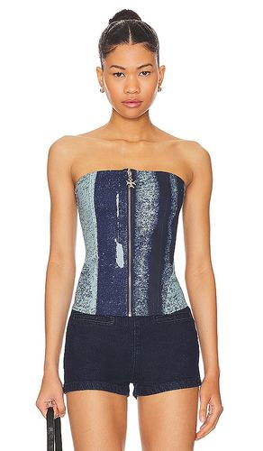 Riley Corset in Blue. - size L (also in M) - Miaou - Modalova