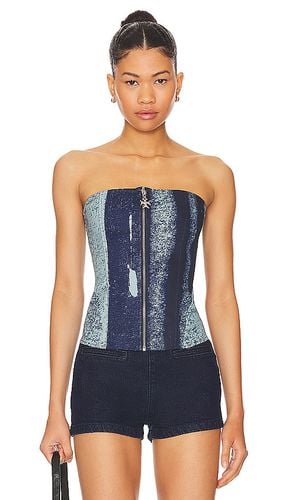 Riley Corset in Blue. - size L (also in S) - Miaou - Modalova