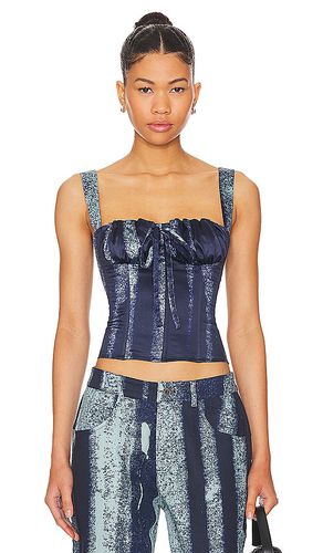 Agnes Corset in Blue. - size L (also in M, S, XL, XS) - Miaou - Modalova