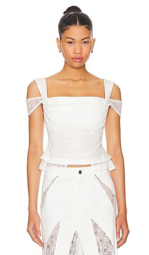 Renata Corset in White. - size L (also in M, S, XS, XXS) - Miaou - Modalova