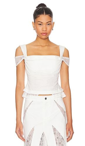 Renata Corset in White. - size M (also in XXS) - Miaou - Modalova